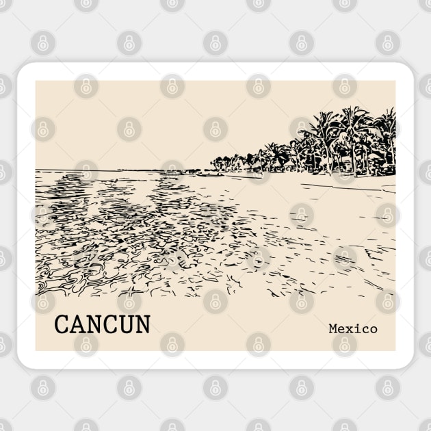 Cancun Mexico Sticker by Lakeric